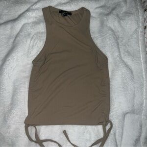 Brown tank top from Forever 21